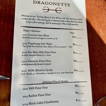 Dragonette Cellars - Wine Tasting Room Near Me - Los Olivos, California Dragonette Cellars - Wine Tasting Room Near Me - Los Olivos, California