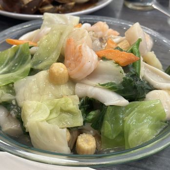 New Sam Kee Restaurant - Seafood Chow Fun [wet] - Chinese Near Me - San Jose, California