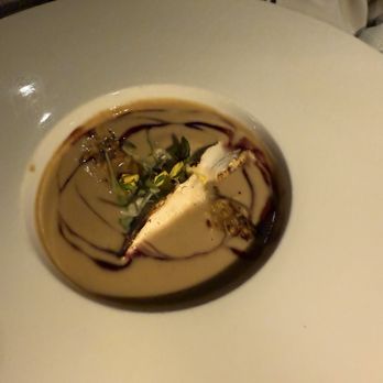 Barking Frog - Matsutake & Chanterelle Veloute - New American Near Me - Woodinville, Washington