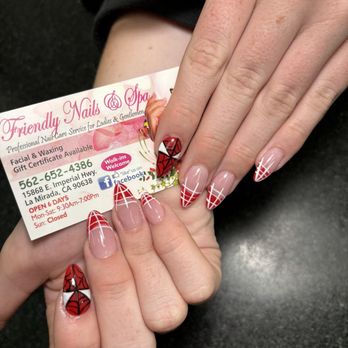 Friendly Nails and Spa - Love the custom design Tara did! It's perfect! - Nail Salons Near Me - La Mirada, California Friendly Nails and Spa - Love the custom design Tara did! It's perfect! - Nail Salons Near Me - La Mirada, California