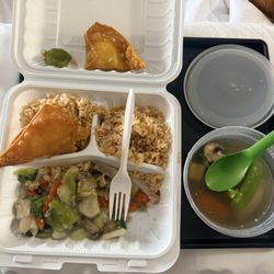 Vegetable delight my husband got moo goo gai pan, and I believe they were the exact same dish lol