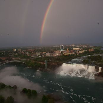 Skylon Tower - Not one but 2 rainbows - Canadian (New) Near Me - Niagara Falls, Ontario
