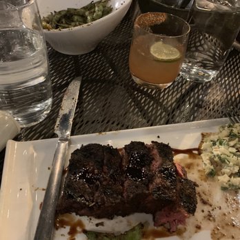 Carson Kitchen - coco expresso NY strip Steak and Get shorty drink - New American Near Me - Las Vegas, Nevada