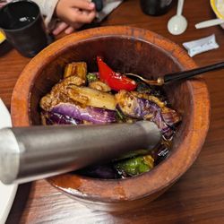 Hunan Szechuan Cuisine - Mushed Pepper, Century Egg and Eggplant