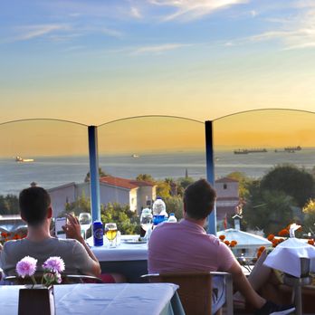 Blue House Rooftop - Dine under the warm hues of a stunning sunset with panoramic views - Restaurants Near Me - Istanbul, 34 Blue House Rooftop - Dine under the warm hues of a stunning sunset with panoramic views - Restaurants Near Me - Istanbul, 34