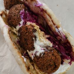 JeJe Mediterranean Grill - Middle eastern pita (falafel)