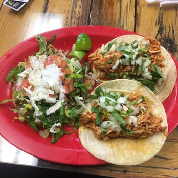 El Limon - Malvern - 2 chicken tacos and a steak tostada...they offer one free margarita too - Mexican Near Me - Malvern, Pennsylvania El Limon - Malvern - 2 chicken tacos and a steak tostada...they offer one free margarita too - Mexican Near Me - Malvern, Pennsylvania