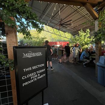 Moonraker Brewing - This section was closed off for a private party nice big area good to know ! - Breweries Near Me - Auburn, California