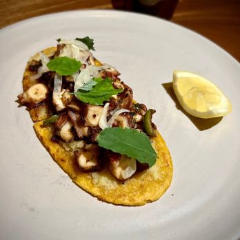 Damian - Octopus tostada - Mexican Near Me - Los Angeles, California Damian - Octopus tostada - Mexican Near Me - Los Angeles, California
