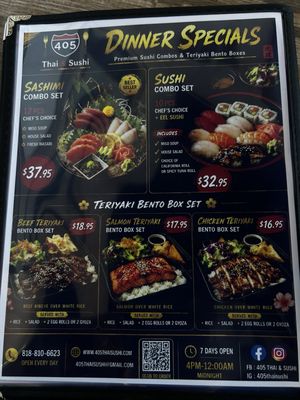 Menu photo 8 405 Thai & Sushi North Hills, CA