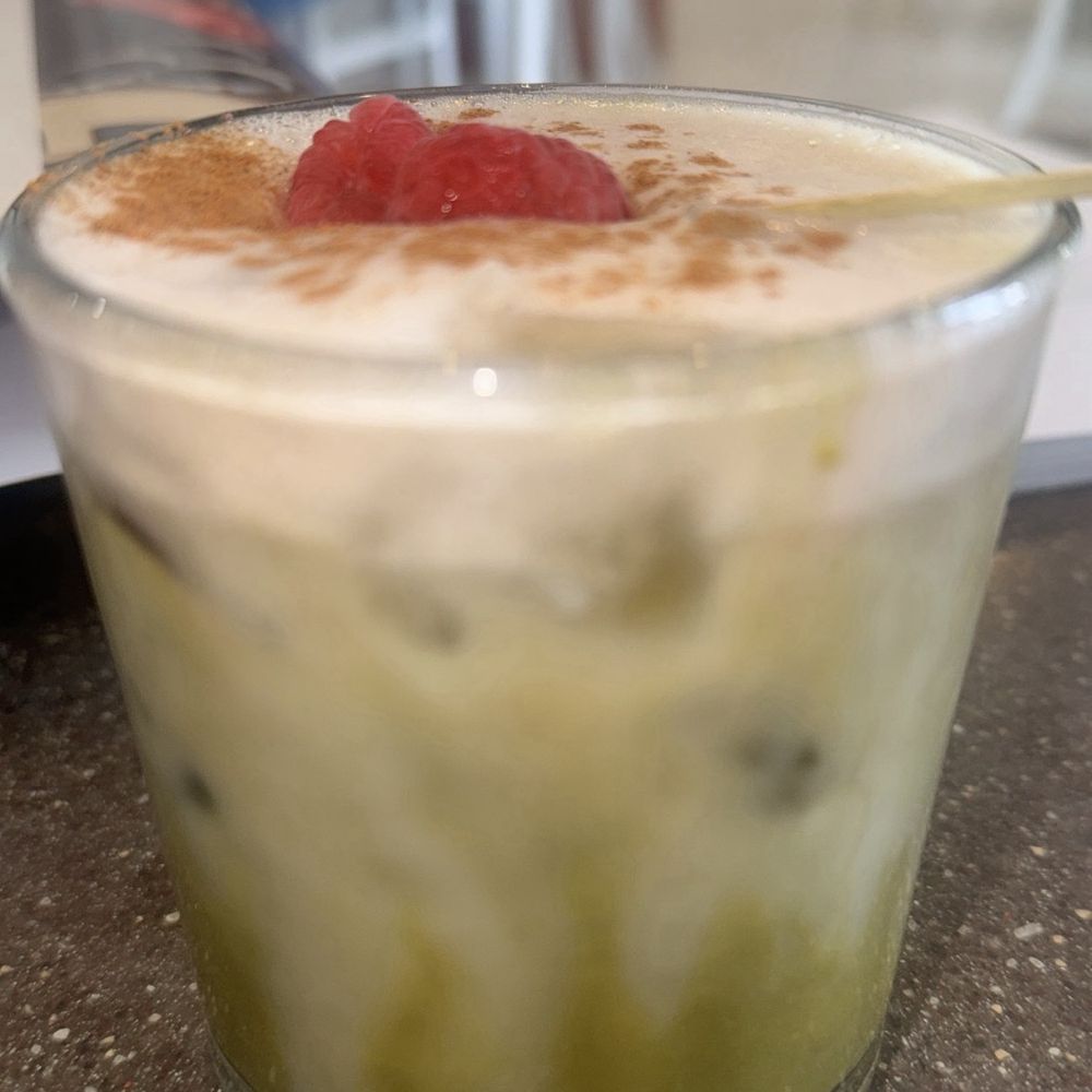 Kefita Coffee - Iced dirty matcha - Coffee & Tea Near Me - Houston, Texas