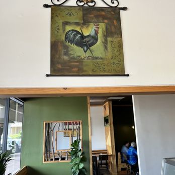 Atascadero Bistro - a rooster on the wall - Sandwiches Near Me - Atascadero, California