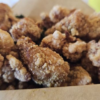 O2 Valley - Close-up of the Basil Popcorn Chicken - Taiwanese Near Me - Milpitas, California