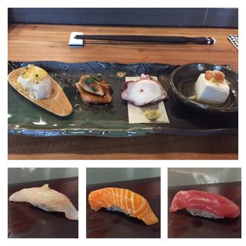 Hinata - Appetizer / amber jack / ocean trout / red fin tuna - Sushi Bars Near Me - San Francisco, California
