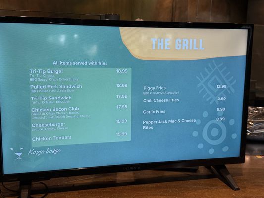 Menu photo 1 Kopje Lodge Fresno, CA