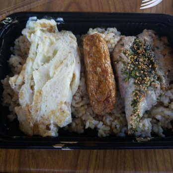 Fatboy's - IronHawaiian Plate . Tase: rice was sour,egg wasn't cooked all the way, and fish was dry. #NeverAgain - Burgers Near Me - Kailua, Hawaii Fatboy's - IronHawaiian Plate . Tase: rice was sour,egg wasn't cooked all the way, and fish was dry. #NeverAgain - Burgers Near Me - Kailua, Hawaii