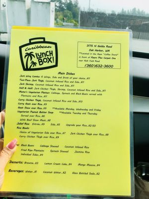 Menu photo 7 Caribbean Lunchbox Oak Harbor, WA