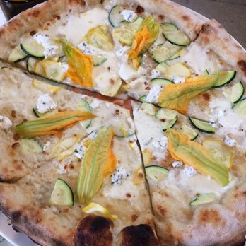 Sixty Vines - Squash blossom pizza - New American Near Me - Plano, Texas Sixty Vines - Squash blossom pizza - New American Near Me - Plano, Texas