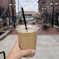 Riverwalk Coffee Roasters - Vanilla latte with an extra shot. Yum!