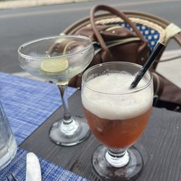 Mangopolitan and the Elderberry cocktail