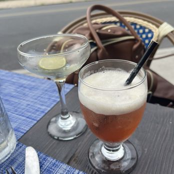 Three Twelve Kitchen and Cocktails - Mangopolitan and the Elderberry cocktail - American Near Me - Huntingdon, Pennsylvania