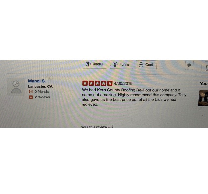 Slide of Kern County Roofing