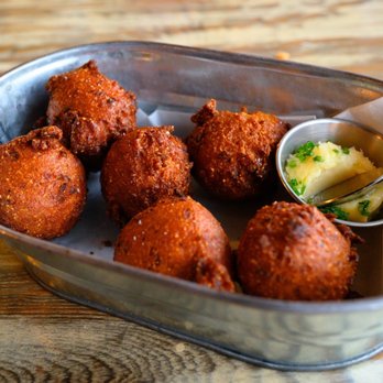 Casa Pearl - Won't be the south without some hush puppies. - Seafood Near Me - Williamsburg, Virginia Casa Pearl - Won't be the south without some hush puppies. - Seafood Near Me - Williamsburg, Virginia