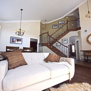 Living Spaces - Loveseat, pillows, throw, gear mirror, end table, sheepskin rug all from Living Spaces - Furniture Stores Near Me - Redondo Beach, California Living Spaces - Loveseat, pillows, throw, gear mirror, end table, sheepskin rug all from Living Spaces - Furniture Stores Near Me - Redondo Beach, California