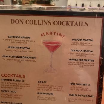 Don Collins Coffee Cocktail - Coffee & Tea Near Me - San Juan, Puerto Rico