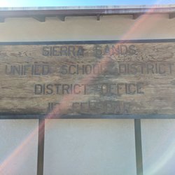 Sierra Sands Unified School District - Marquee out in front
