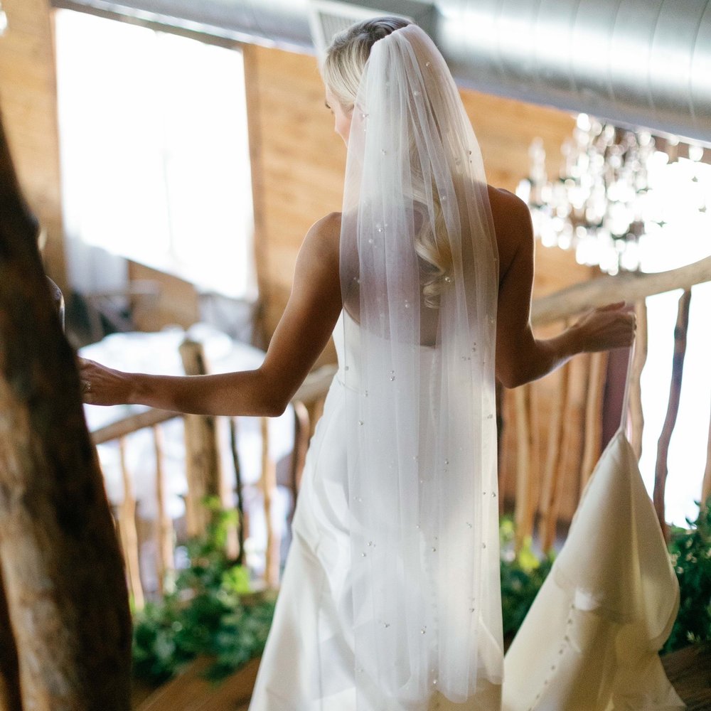 Getting ready to walk down the aisle