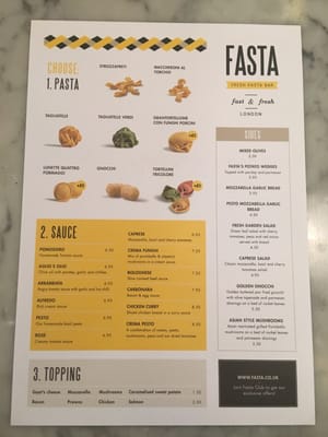 Menu photo 2 Fasta London, XGL