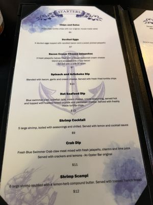 Menu photo 4 The Oyster Bar New Braunfels, TX