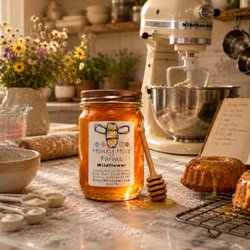 Honey Hive Farms - Best honey to bake with, Raw, Wildflower honey by Honey Hive Farms. Single source raw honey in a 16 oz glass jar. Voted best honey 2026