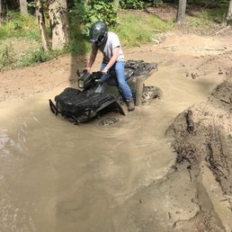 Mud hole!
