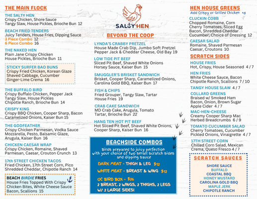 Menu photo 2 Salty Hen Ocean City, MD