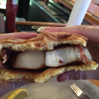 Crabbys - Bacon wrapped scallop burger - Seafood Near Me - Stuart, Florida