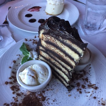 Rusty Scupper - Dessert...smith island cake and key lime torte - Seafood Near Me - Baltimore, Maryland