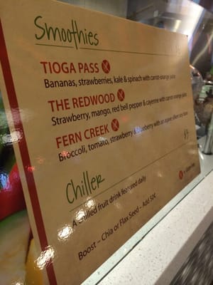 Menu photo 1 Roots La Jolla, CA
