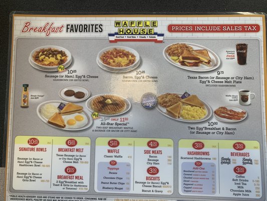 Menu photo 2 Waffle House ST PETERSBURG BCH, FL Menu photo 2 Waffle House ST PETERSBURG BCH, FL