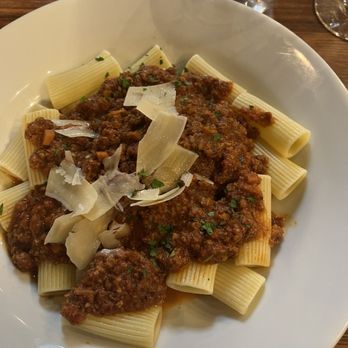 Manzo - Rigatoni bolognese - Italian Near Me - Stamford, Connecticut