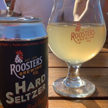Roosters B Street Brewery - Mango Blood Orange Hard Seltzer - Brewpubs Near Me - Ogden, Utah