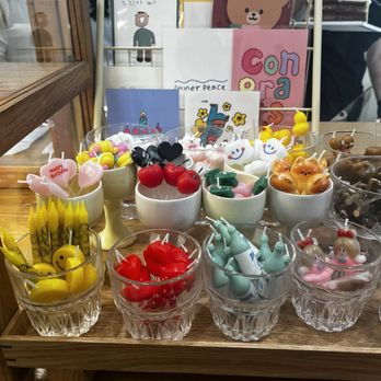 Harucake - candles and cards near the cashiers - Coffee & Tea Near Me - Los Angeles, California