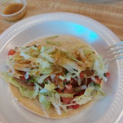 Los Betos Mexican Food - Fish Taco - fresh, Crispy Lettuce- reasonable size and flavor 5-28-23
