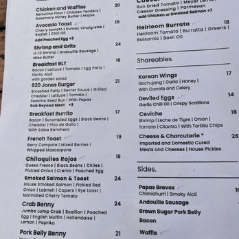 620 Jones - Menu - New American Near Me - San Francisco, California 620 Jones - Menu - New American Near Me - San Francisco, California