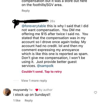 Everytable - They claim that me complaining about their mistake was Spam and therefore Instagram would not me post - Fast Food Near Me - Azusa, California Everytable - They claim that me complaining about their mistake was Spam and therefore Instagram would not me post - Fast Food Near Me - Azusa, California