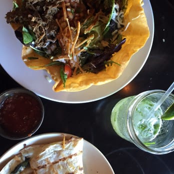 Verde - Virgin KJC margarita, shrimp quesadillas, beef salad ... All generous portions and all delicious! - Mexican Near Me - Lihue, Hawaii Verde - Virgin KJC margarita, shrimp quesadillas, beef salad ... All generous portions and all delicious! - Mexican Near Me - Lihue, Hawaii