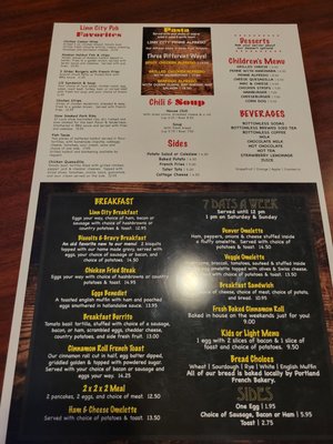 Menu photo 4 Linn City Pub West Linn, OR