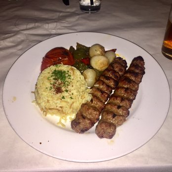 Cafe Santorini - Grilled Kefta Kebob - Italian Near Me - Pasadena, California