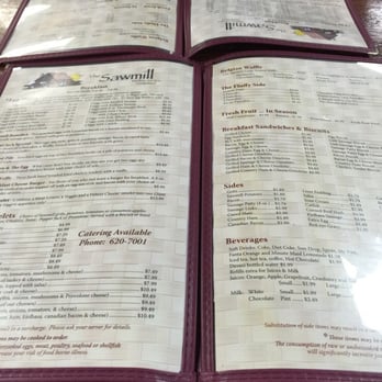 Sawmill Restaurant - The menu - American Near Me - Wilmington, North Carolina Sawmill Restaurant - The menu - American Near Me - Wilmington, North Carolina